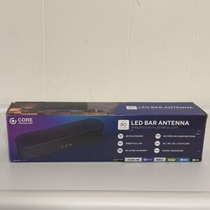 Core Innovations LED Bar Antenna Amplified Indoor 80 Mile 4K 1080p ANT80LAB
